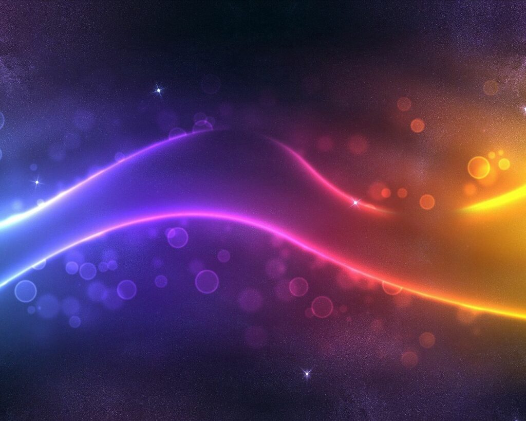 Vibrant Abstract Wallpaper: Smooth Waves & Colorful Gradient Design
