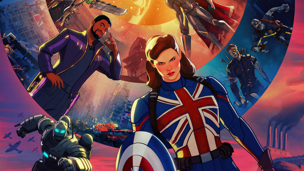 Vibrant 1366x768 Marvel What If Wallpaper: Dynamic Multiverse Action