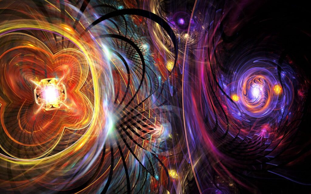 Vibrant 1680x1050 Abstract Connections Wallpaper - Colorful Background