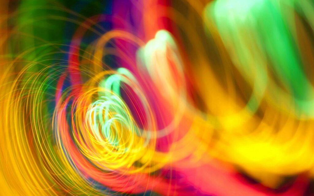 Vibrant 1680x1050 Spiral Wallpaper with Colorful Dynamic Lines