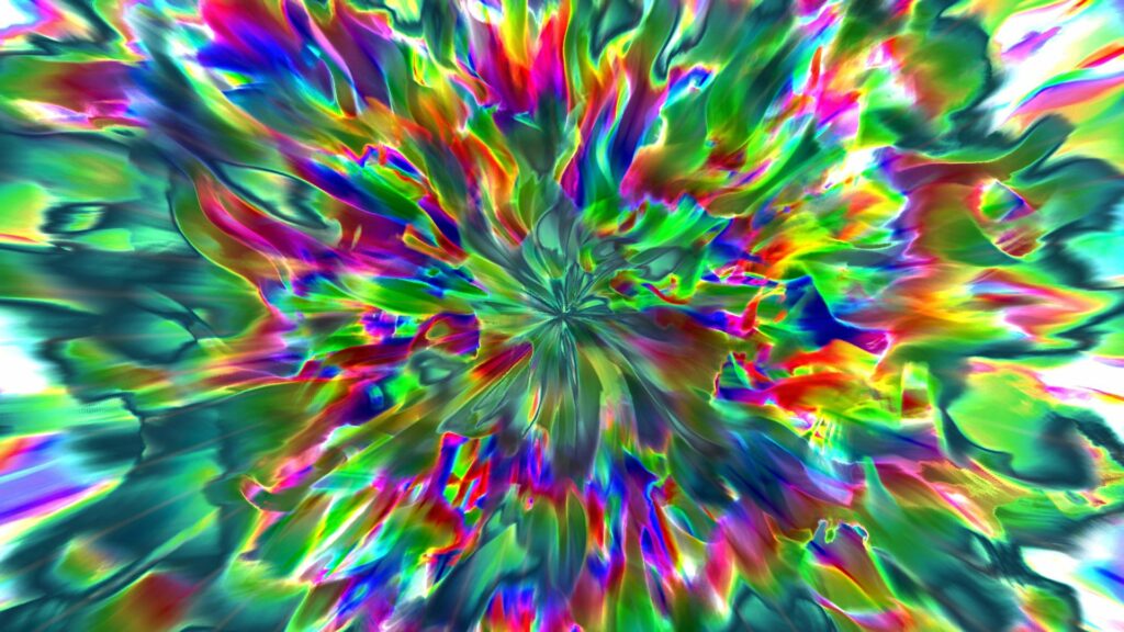 Dynamic Abstract Color Explosion Wallpaper - 1920x1080 Background