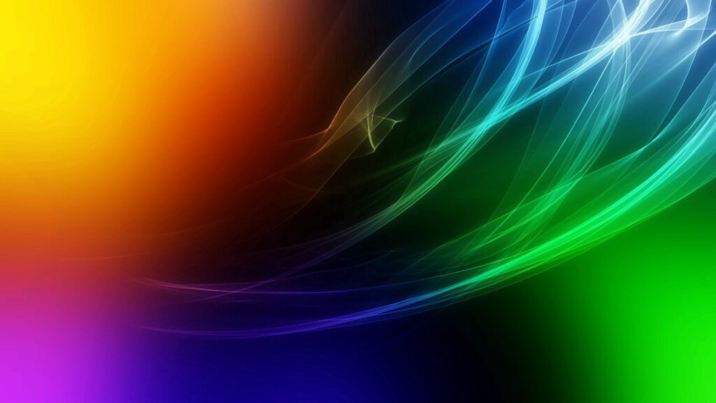 Colorful Abstract Wallpaper: Dynamic Swirls & Smoke-Like Design