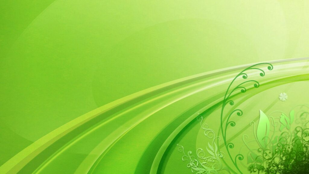 Lush Green Floral Wallpaper - Elegant 1920x1080 Desktop Background
