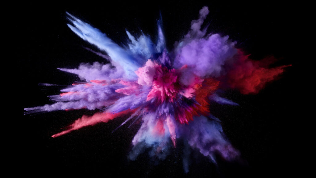 Vibrant Colorful Powder Explosion HD Wallpaper - 1920x1080