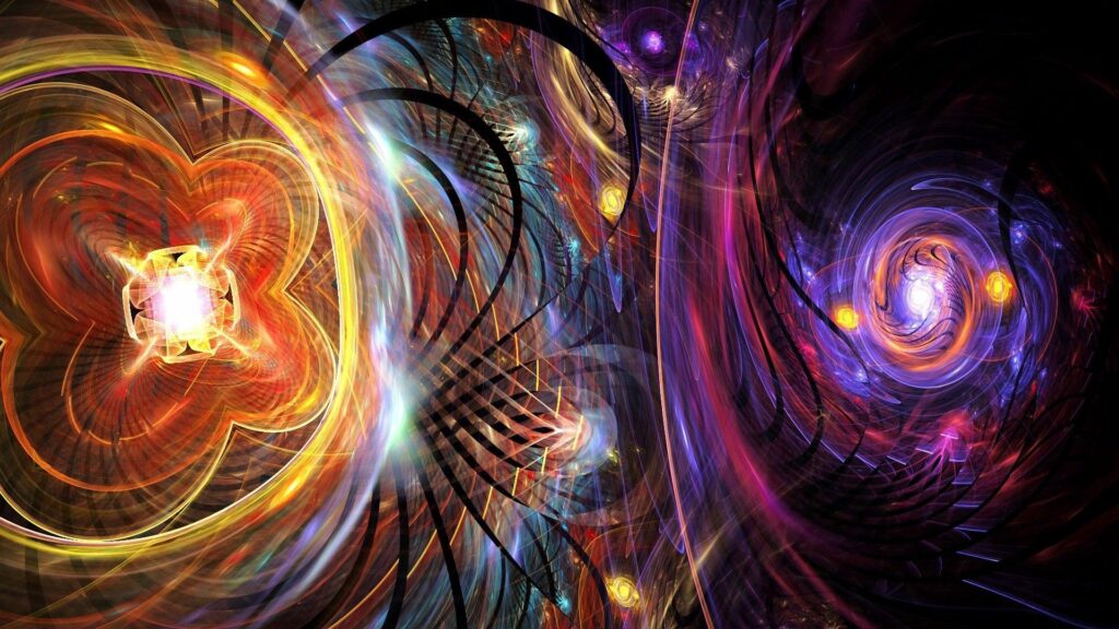 Kaleidoscopic Swirling Patterns Wallpaper - 1920x1080 Background