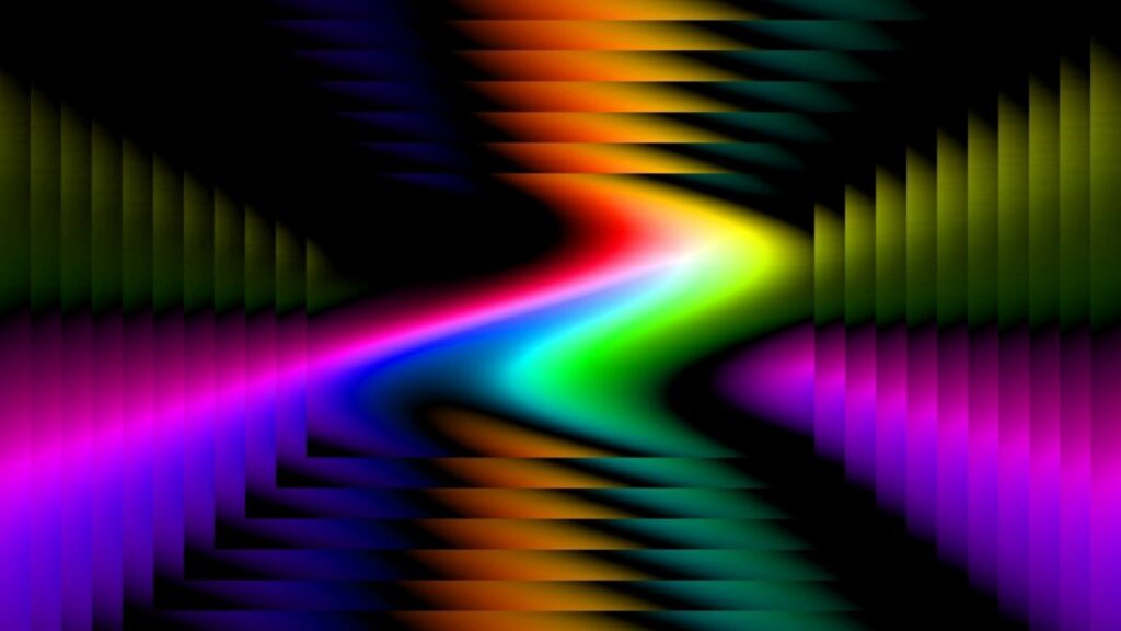 Vibrant 1920x1080 Colorful Curved Lines Dynamic Wallpaper Background