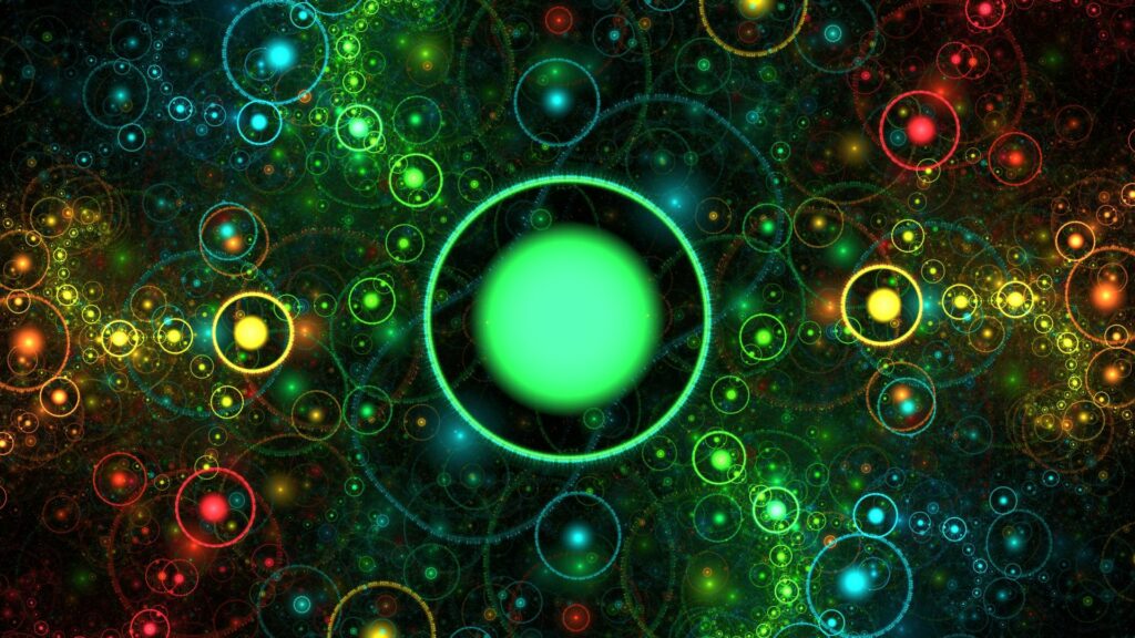 Vibrant Colorful Circles Wallpaper - 1920x1080 Lively Background