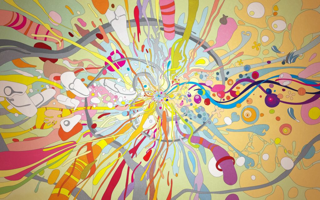 Dynamic Colorful Abstract Wallpaper - 1920x1200 Background