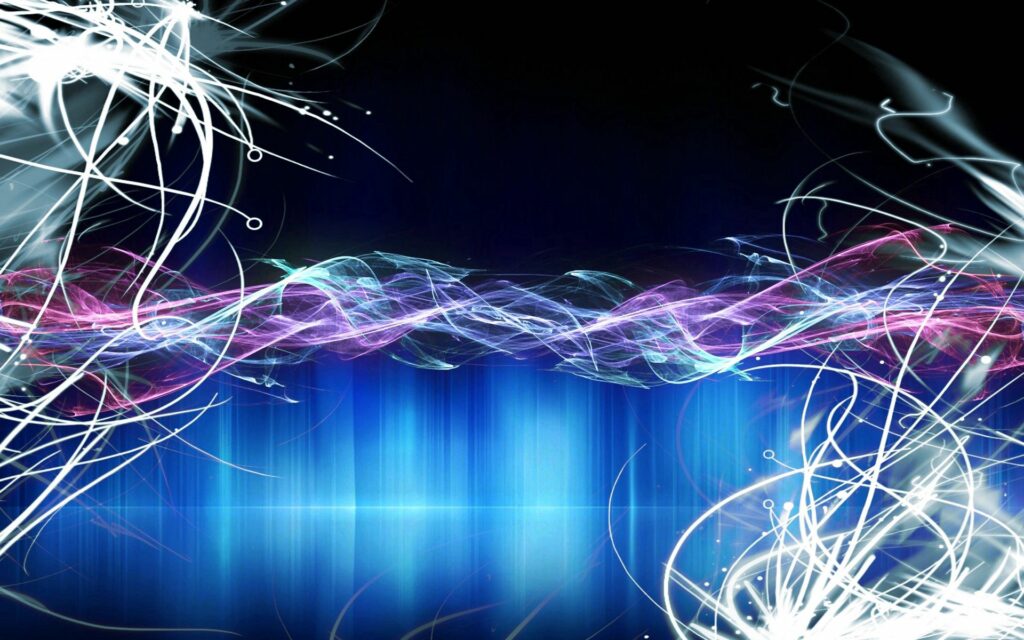Vibrant Abstract 1920x1200 Wallpaper with Intertwining Lines