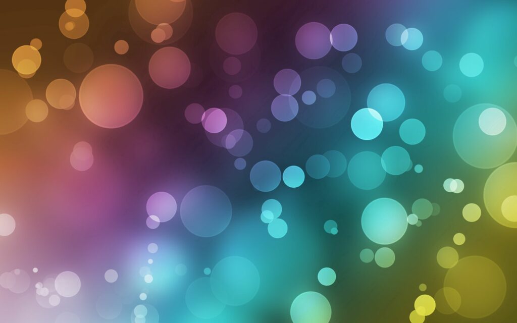 Colorful Slick Circles Wallpaper: Dreamy Gradient Background Bliss