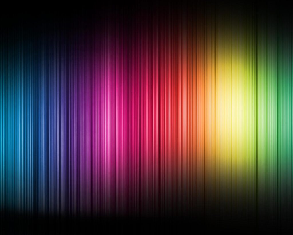 Vibrant Color Spectrum Wallpaper: Blue to Purple Bands on Dark Background