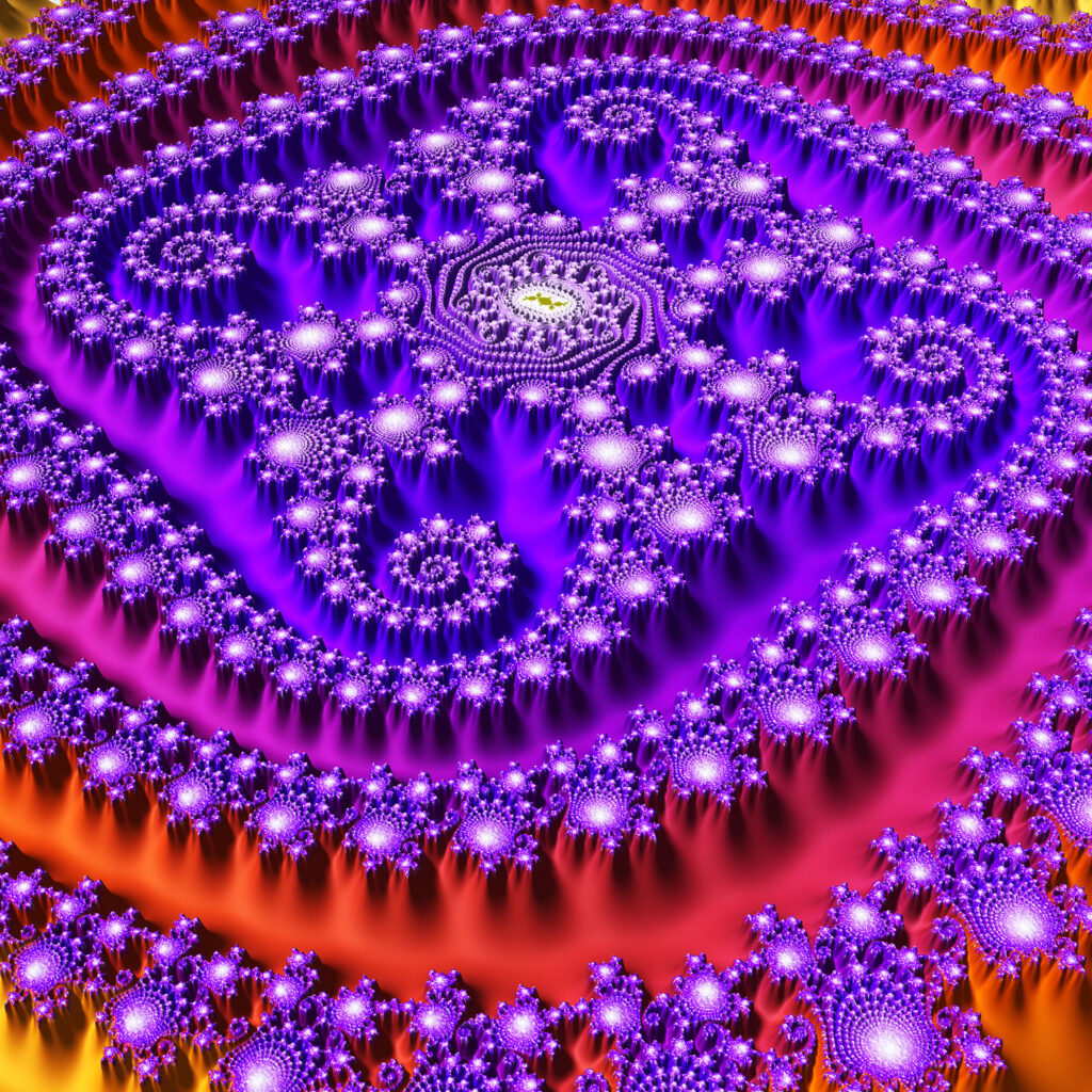 Vibrant Fractal Wallpaper: Colorful Swirls & Intricate Patterns