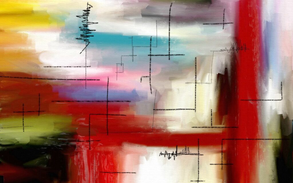 Vibrant 2560x1600 Abstract Wallpaper with Colorful Brushstrokes
