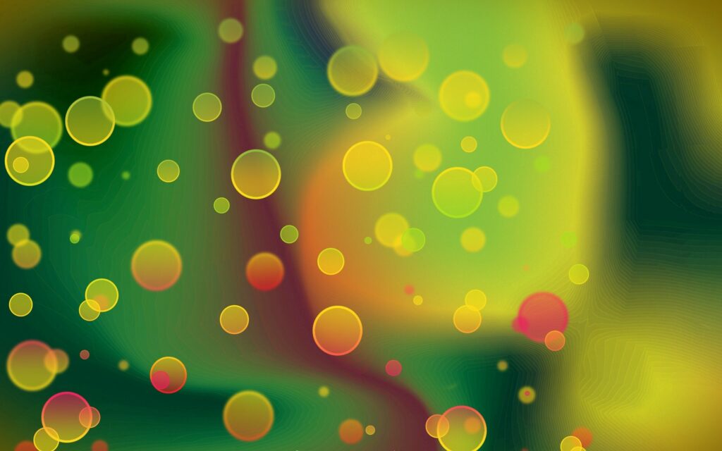 Vibrant Abstract 2560x1600 Wallpaper with Colorful Circular Design