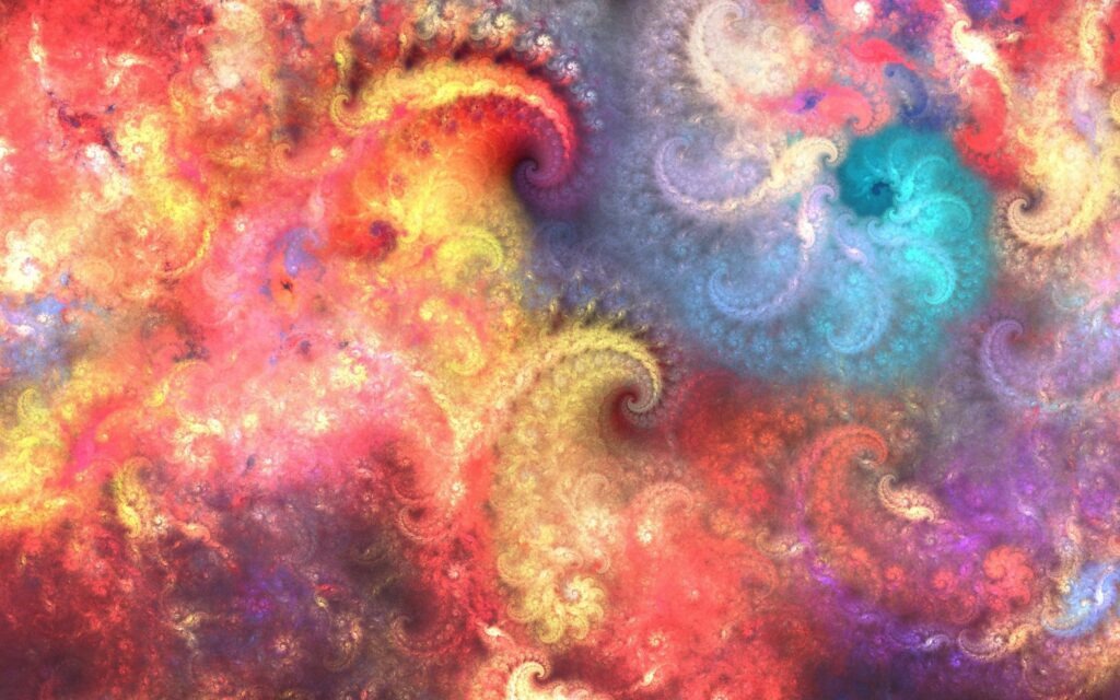 Vibrant 2560x1600 Colorful Swirling Patterns Wallpaper Background