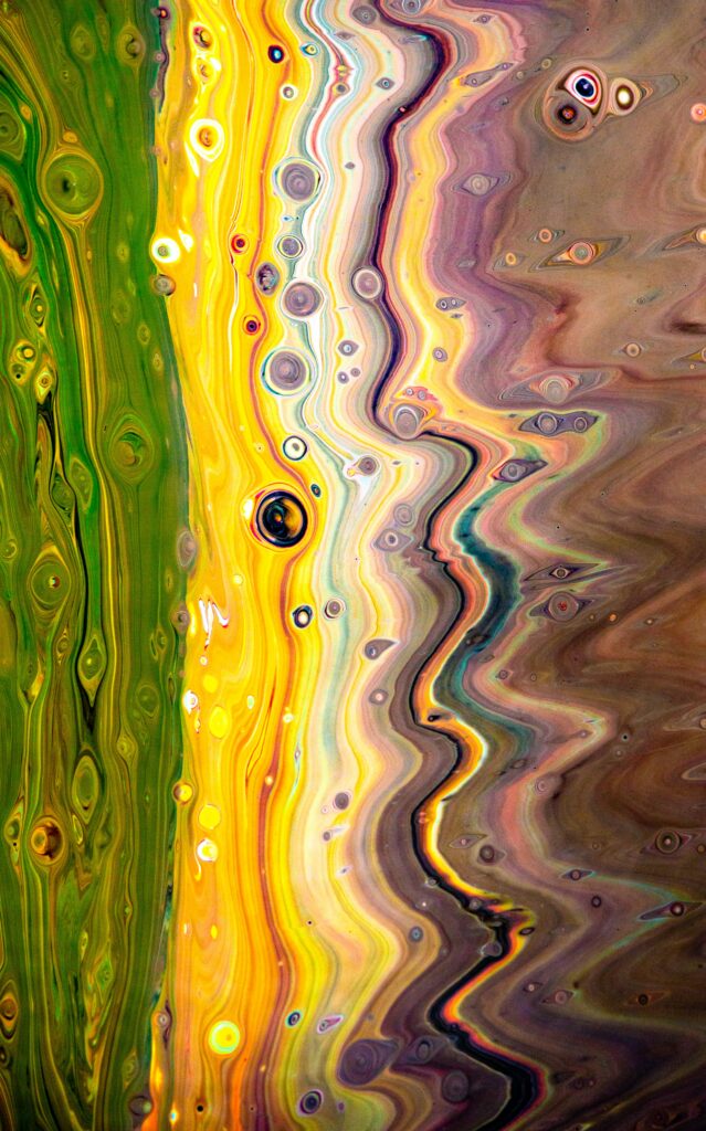 Vibrant Abstract Wallpaper: Swirling Colors & Bold Patterns Background