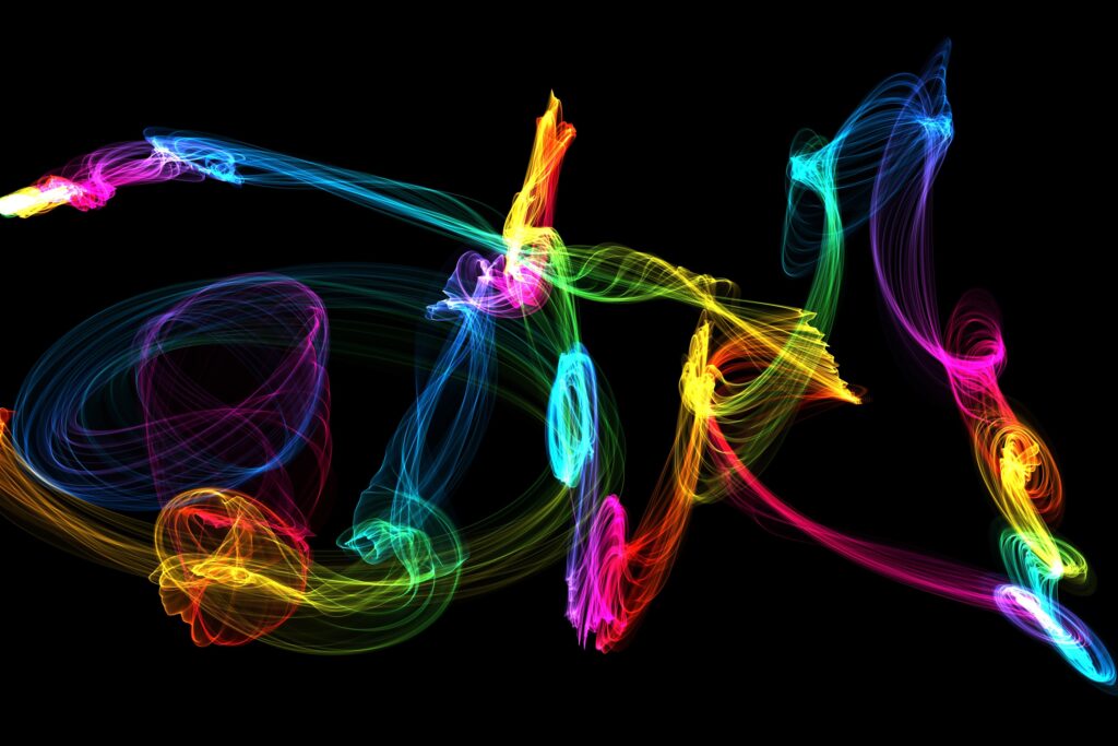 Vibrant Abstract 3000x2000 Wallpaper: Colorful Flowing Patterns