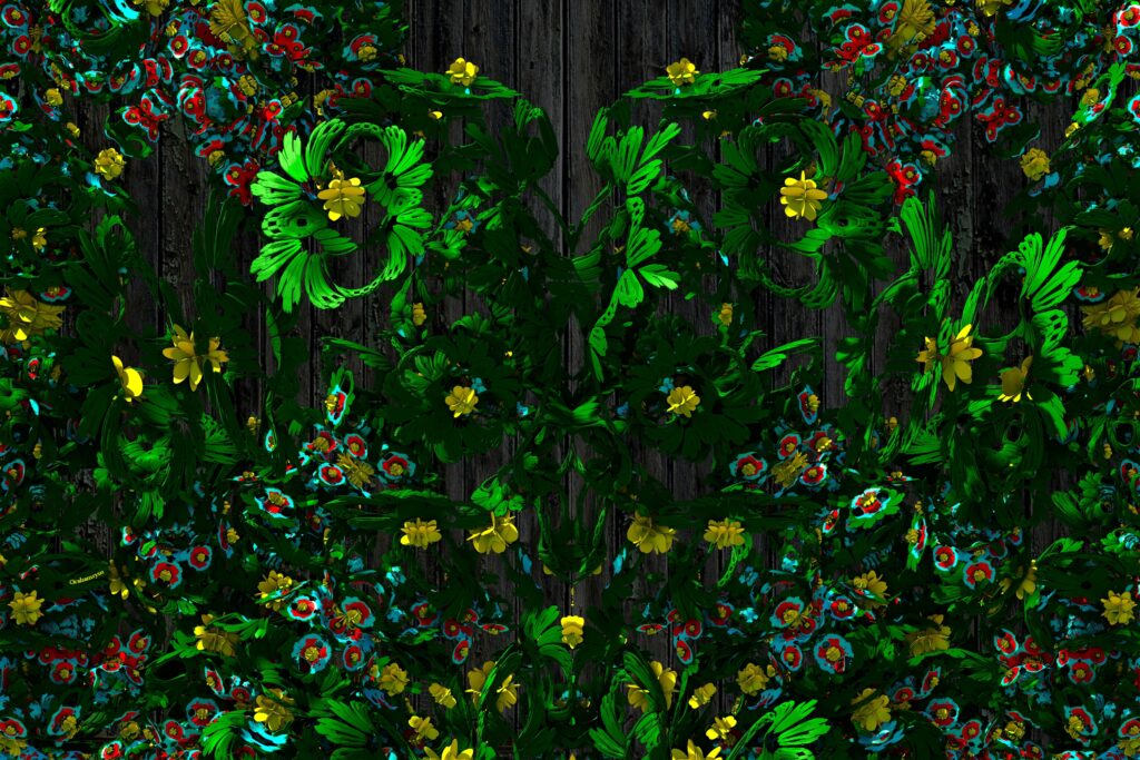 Vibrant 3000x2000 Wallpaper: Lush Green Foliage & Colorful Flowers