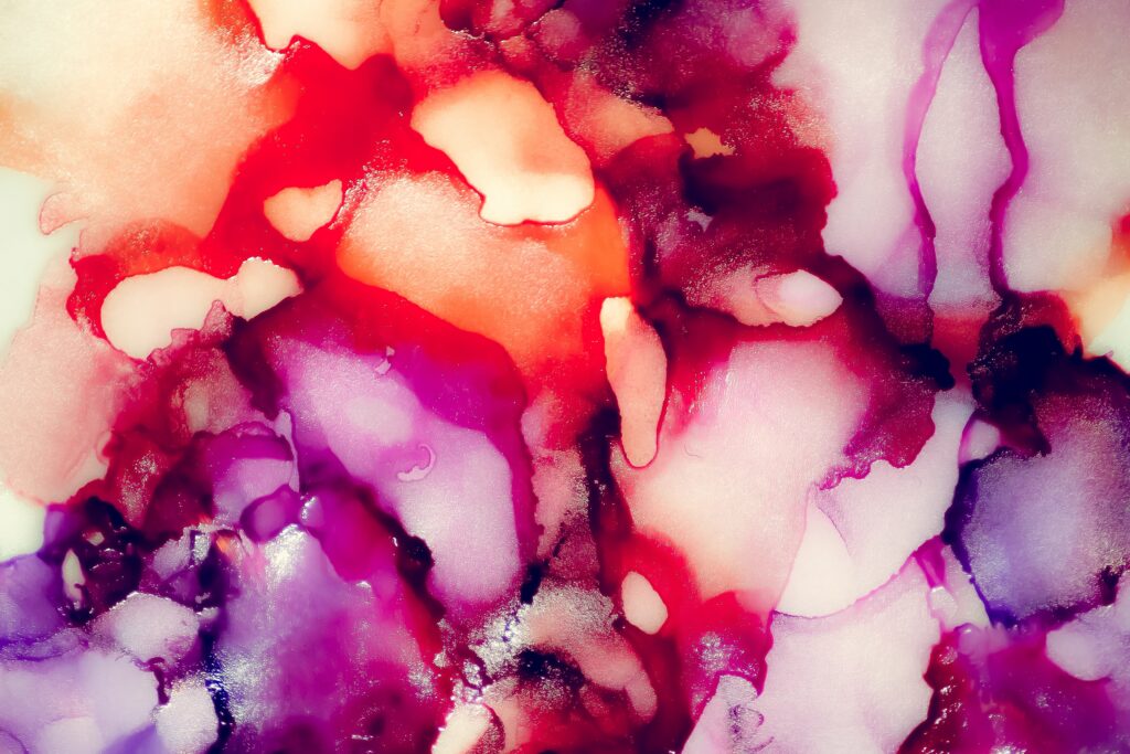 Vibrant Abstract Wallpaper: Colorful Paint Stains & Splashes