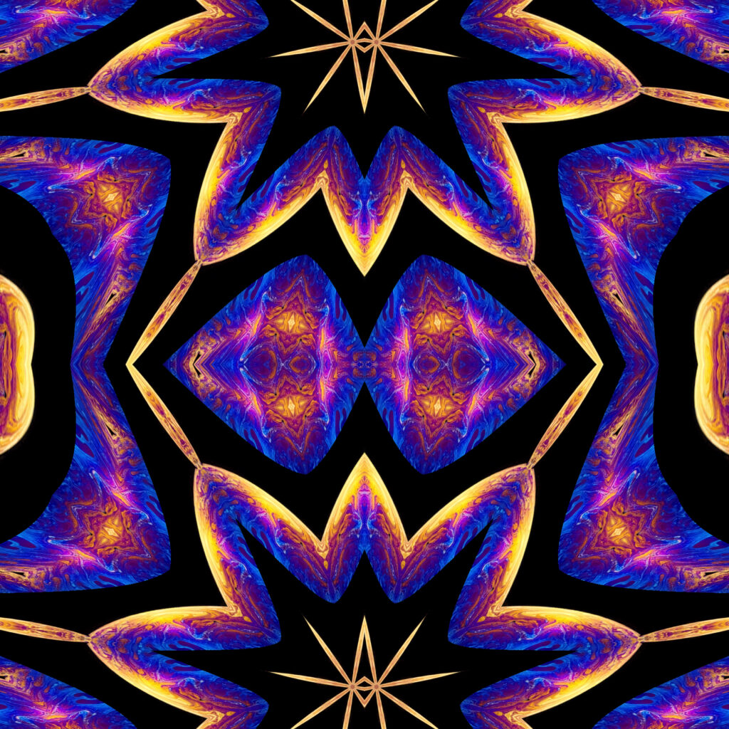 Vivid 3456x3456 Abstract Wallpaper with Bold Shapes & Colors