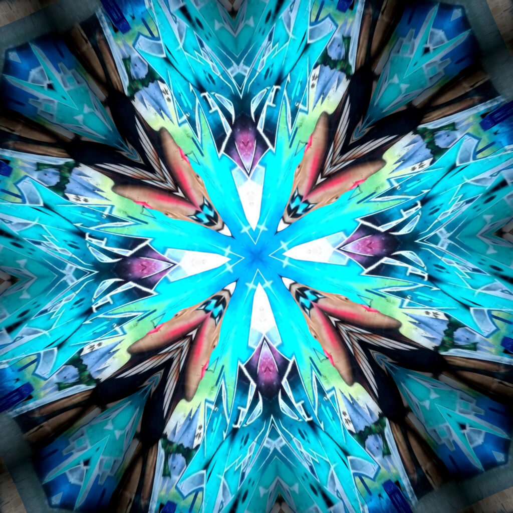 Vibrant 3456x3456 Kaleidoscope Wallpaper: Captivating Abstract Background