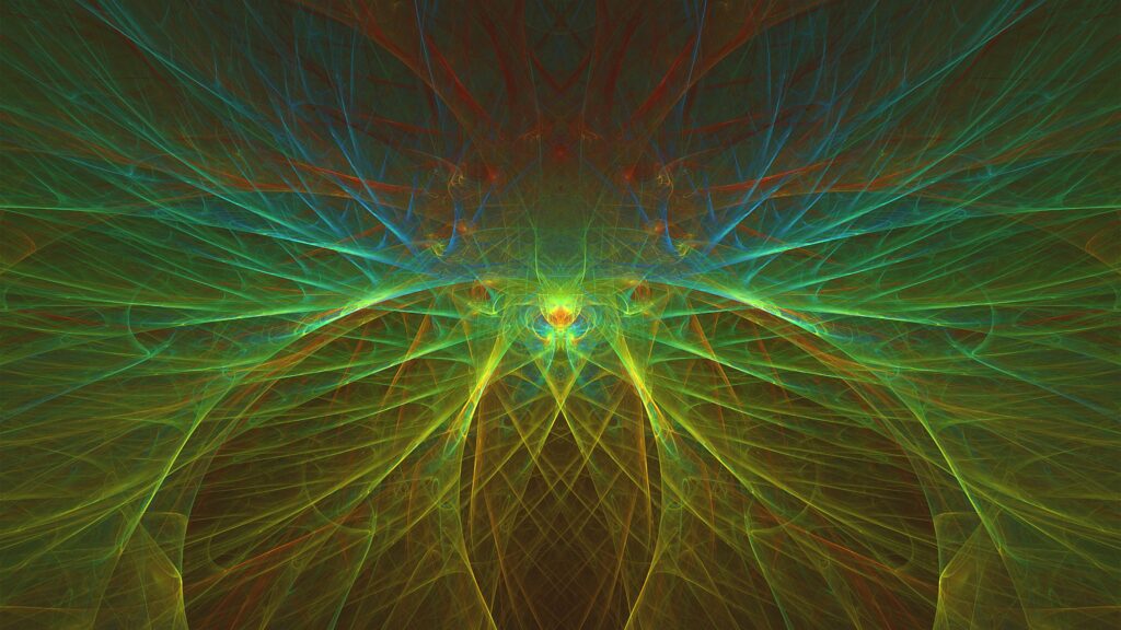 Glowing Abstract Waves Wallpaper 3840x2160: Vibrant Color Fusion