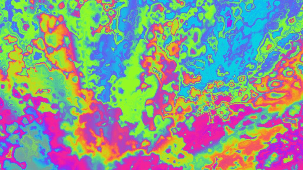 Vibrant 4K Abstract Wallpaper with Colorful Spots and Patterns
