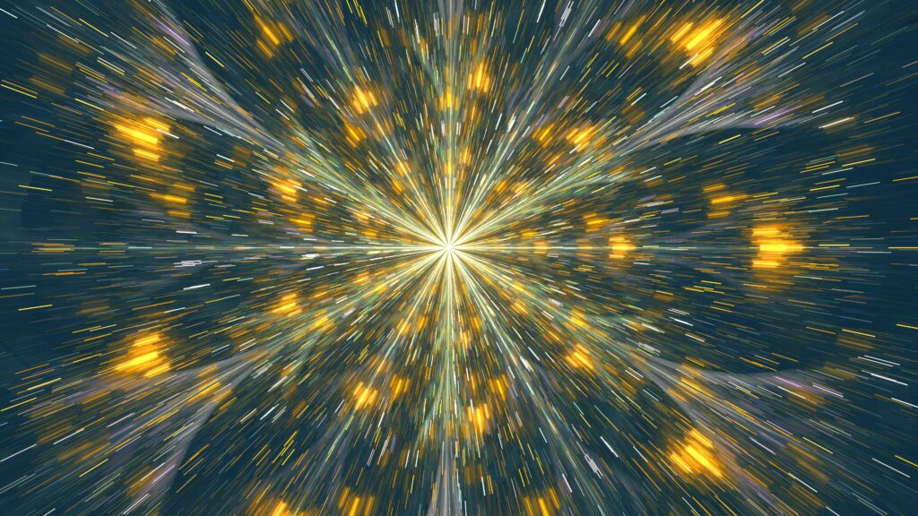 Vibrant Abstract Wallpaper: Dynamic Sparks & Radiant Rays Background