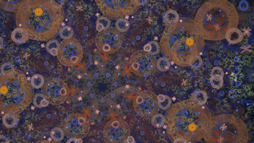 Colorful Circular Pattern Wallpaper - 3840x2160 Fractal Background