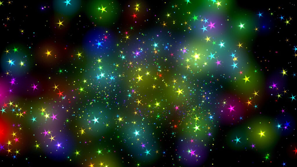 Vibrant 3840x2160 Colorful Stars Wallpaper - Celestial Background