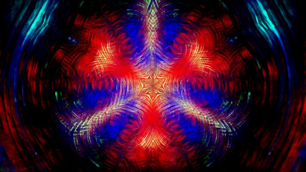 Vibrant 3840x2160 Fractal Wallpaper: Colorful Abstract Background