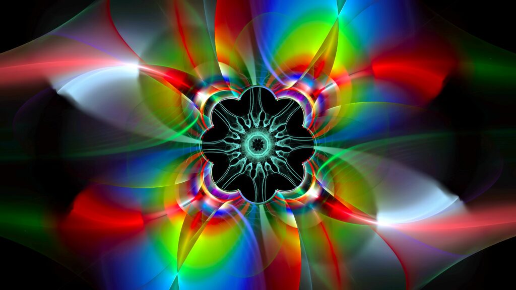 Vibrant 3840x2160 Fractal Wallpaper: Mesmerizing Abstract Background