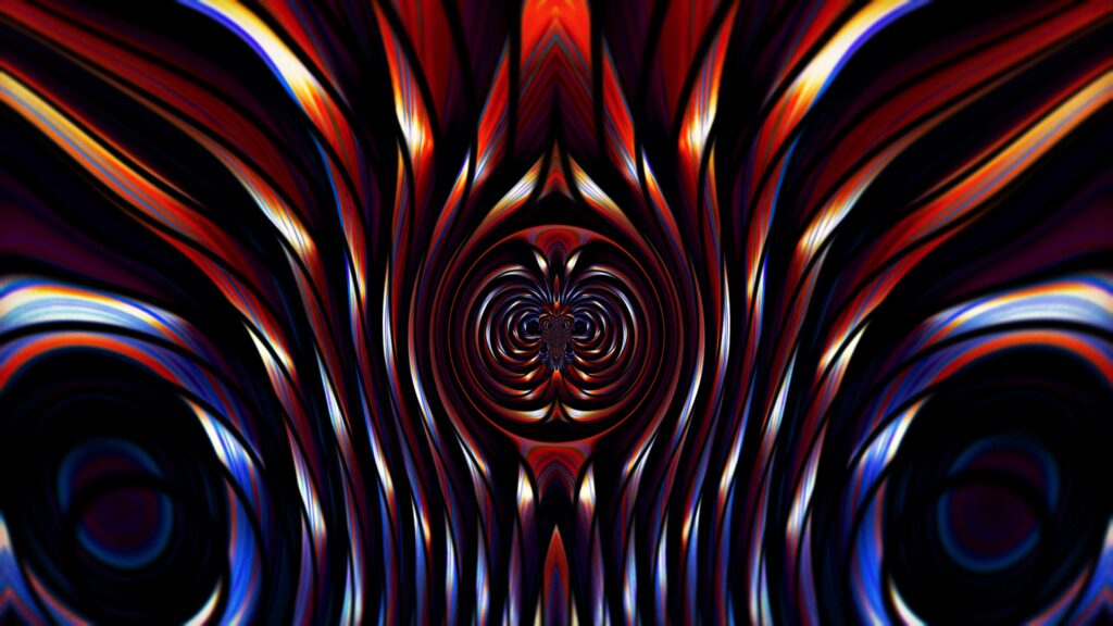 Vibrant 3840x2160 Fractal Wallpaper: Captivating Colorful Patterns