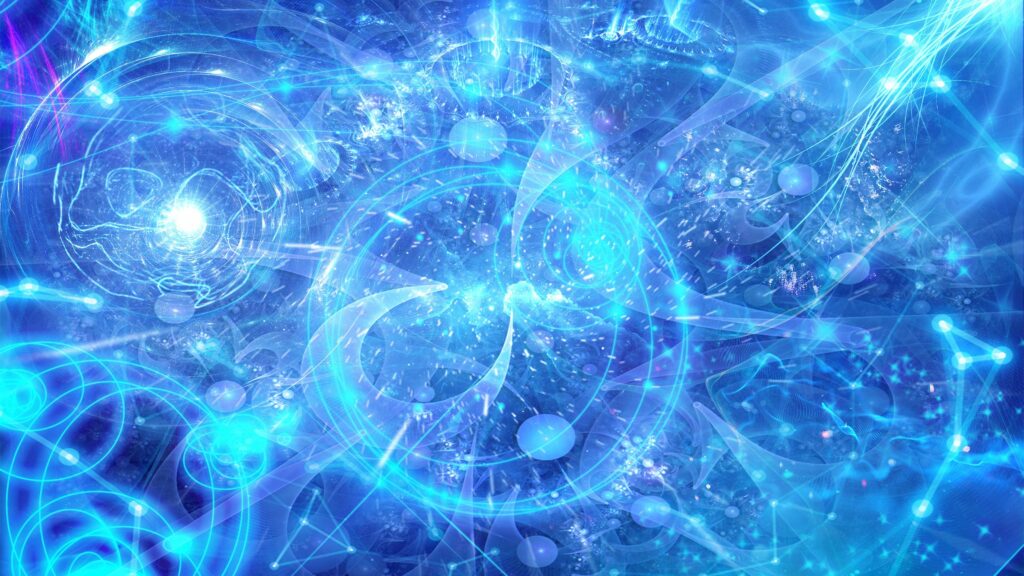 Vibrant 3840x2160 Fractal Wallpaper: Abstract Light Patterns