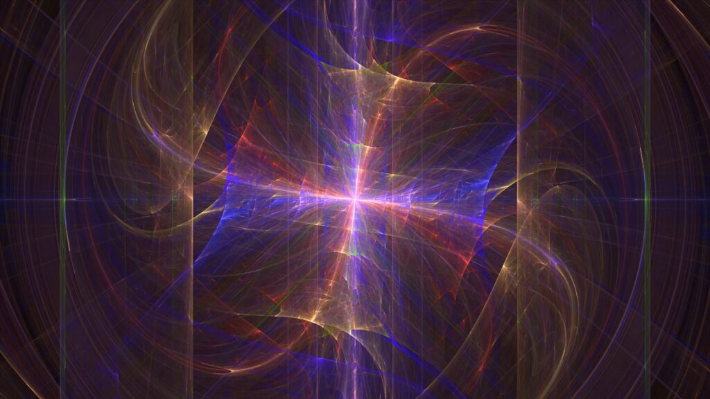 Mesmerizing 3840x2160 Wallpaper: Dynamic Rays & Vibrant Light Patterns