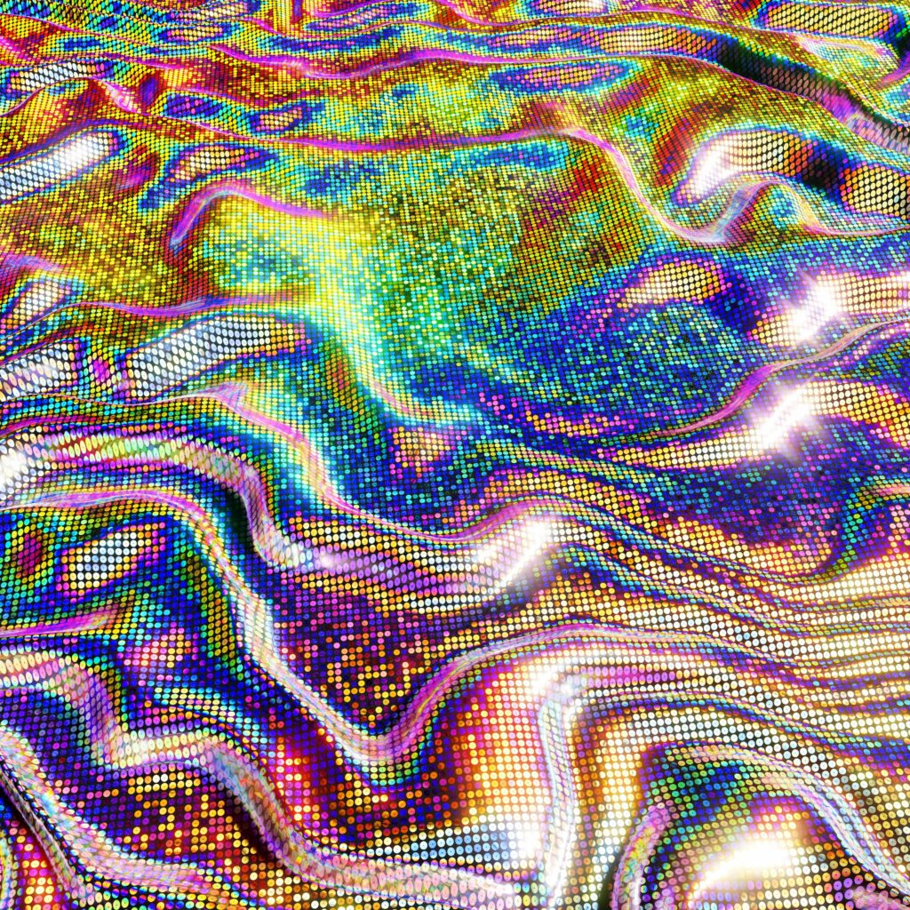 Vibrant Multicolored Wavy Patterns 3840x3840 Wallpaper Background