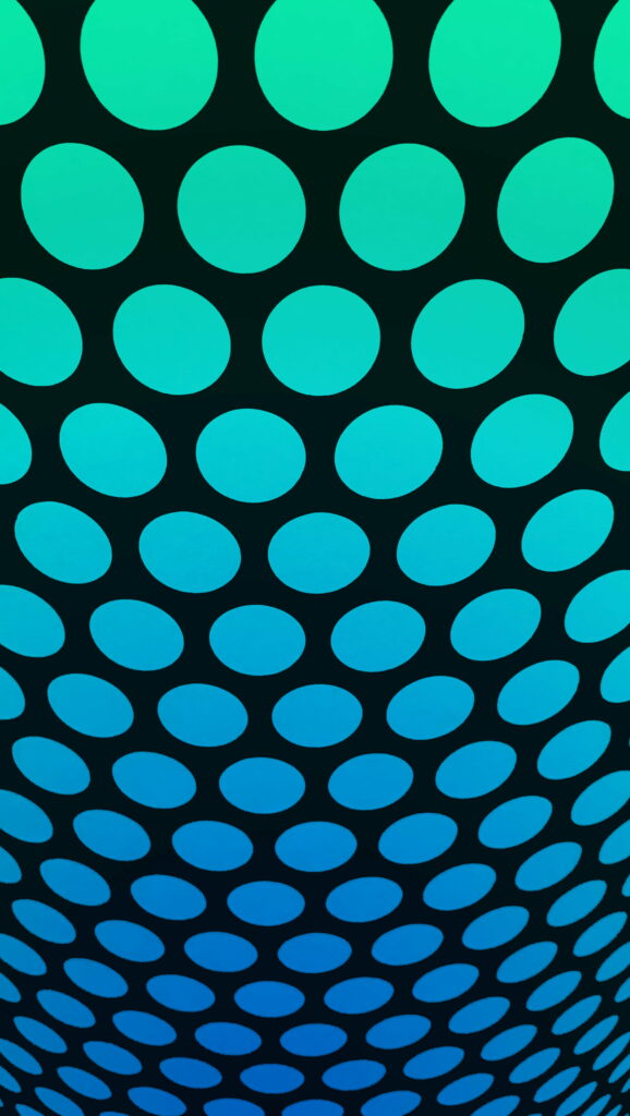 Vibrant Gradient Dots: A Mesmerizing 3D Pattern for your HD Phone Wallpaper Background