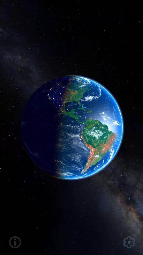 Vibrant 3D Earth Wallpaper: Stunning Space Background