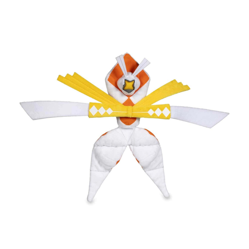 Detailed 3D Kartana Wallpaper: Origami-Inspired Pokémon Design