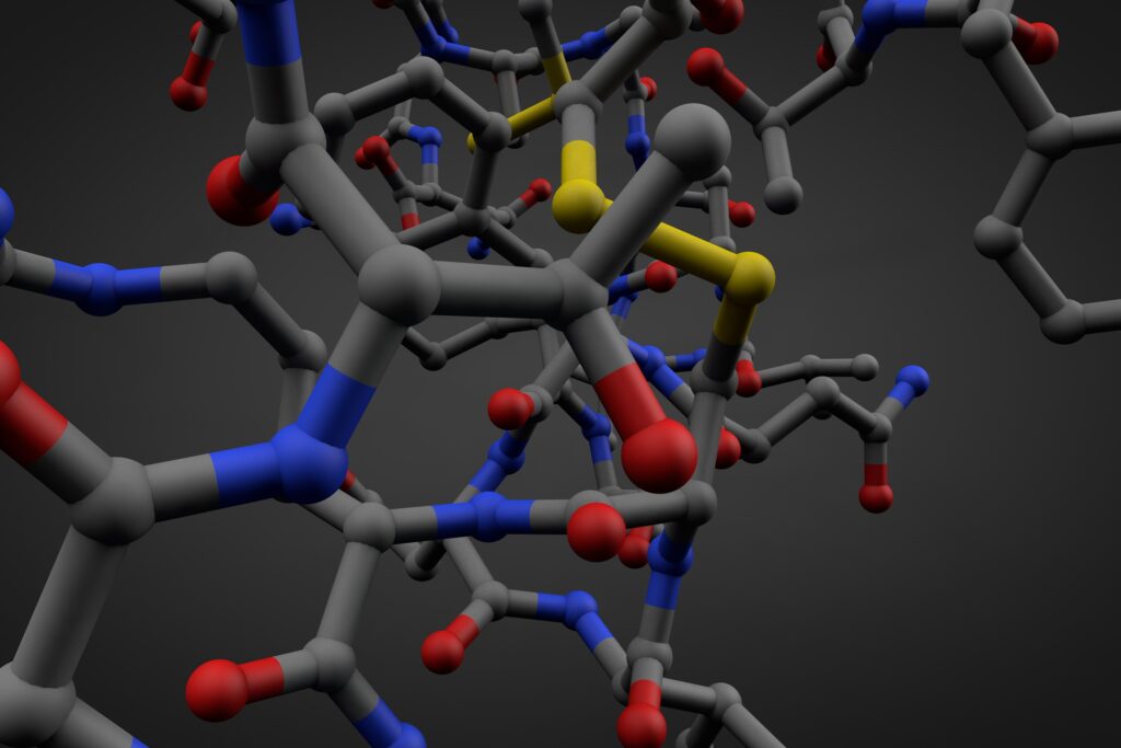 Vibrant 3D Molecular Structures Wallpaper - Intricate Designs