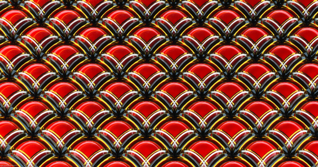 Vibrant 3D Red Pattern Wallpaper - Bold Digital Background 4096x2160
