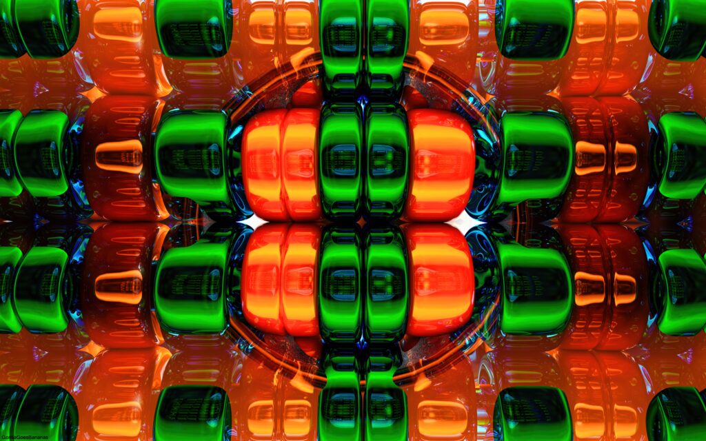 Vibrant 3D Colorful Wallpaper with Mesmerizing Patterns