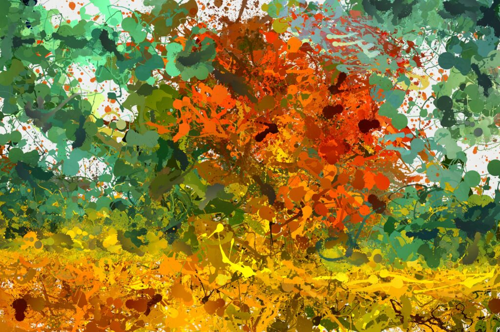Vibrant 4000x2660 Colorful Paint Explosion Abstract Background Wallpaper
