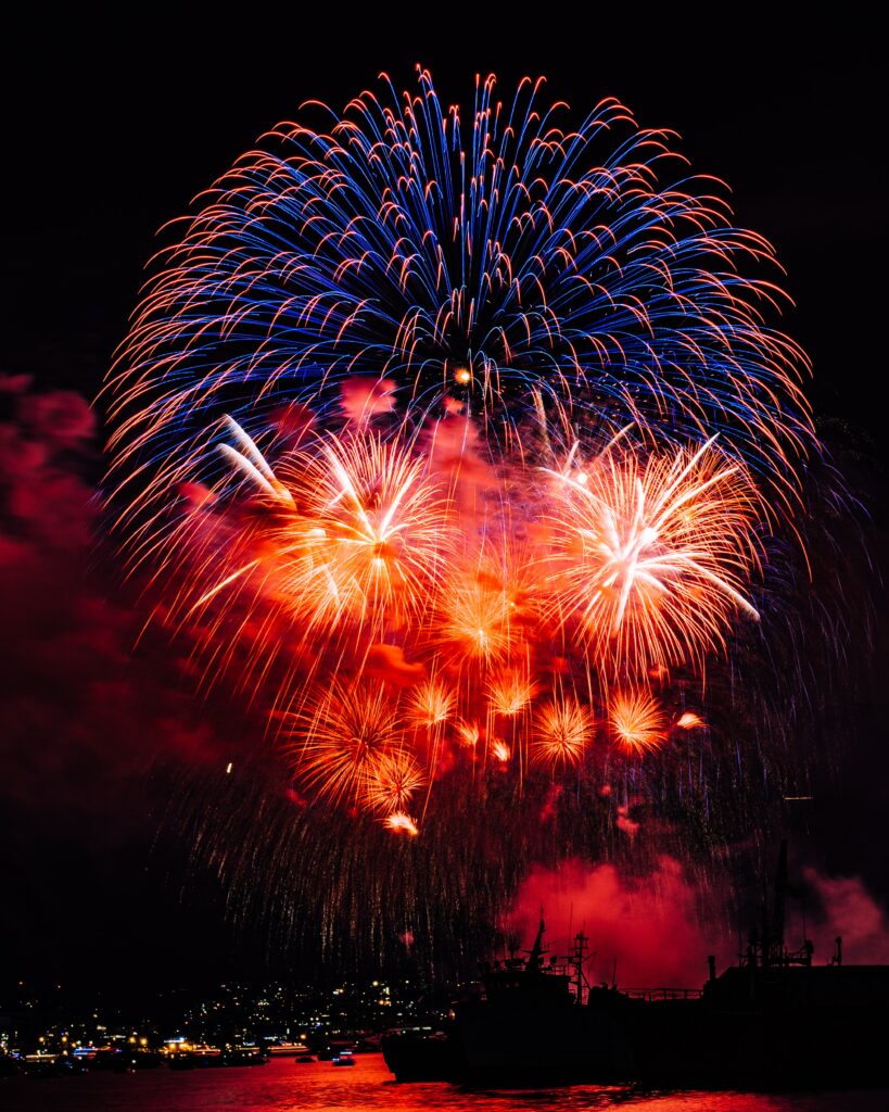 Stunning Fireworks Wallpaper: Vibrant 4000x5000 Night Sky Display
