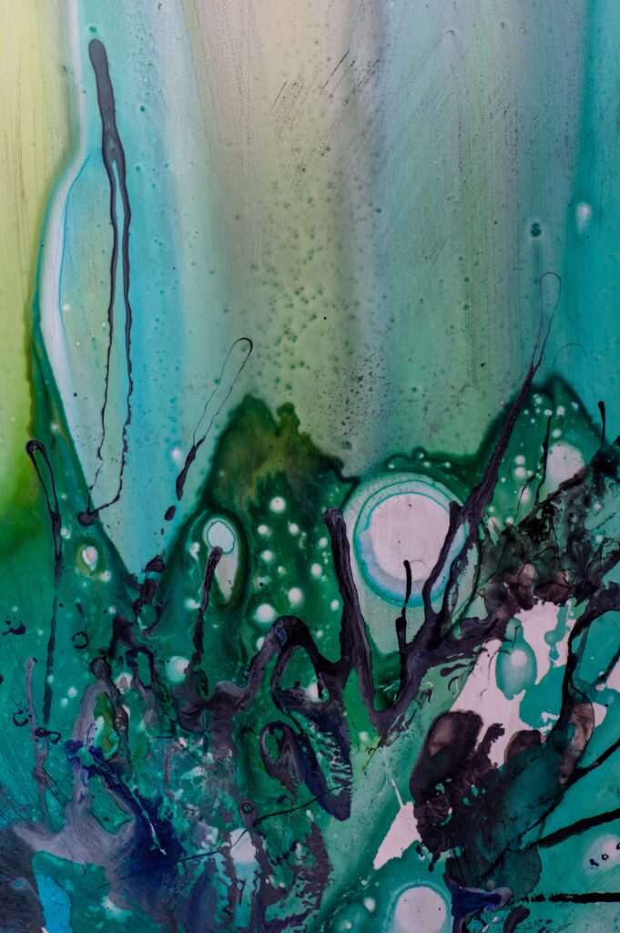 Mesmerizing Abstract 4000x6016 Wallpaper with Vibrant Paint Splatters