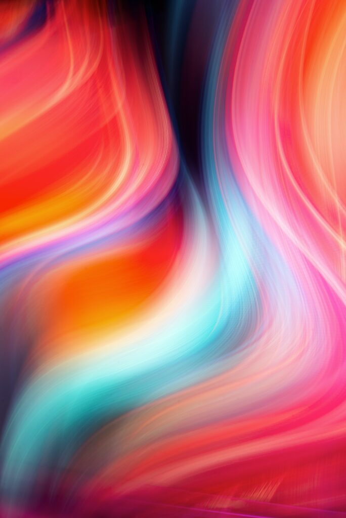 Colorful Flowing Stripes Wallpaper - Abstract Gradient Background