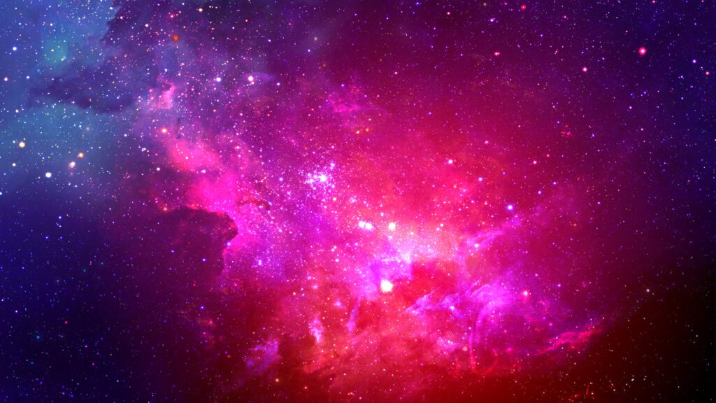 Glowing Nebula Wallpaper: Vibrant Abstract Cosmic Background 4096x2304
