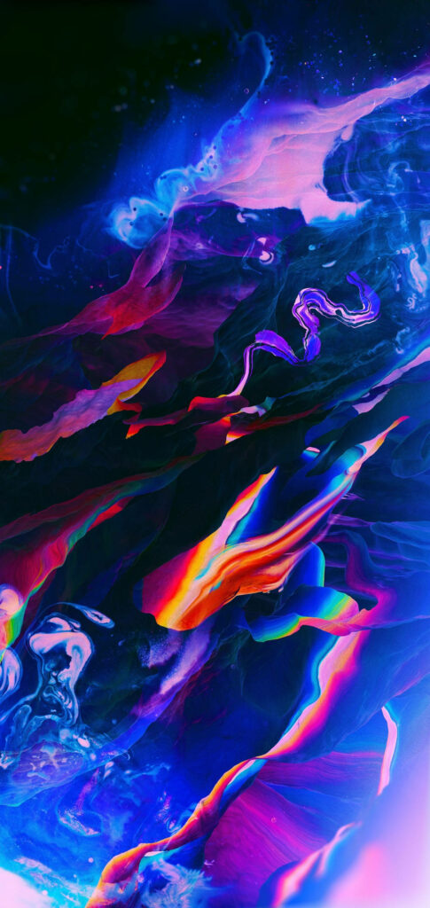 Vibrant 4K Abstract Color Explosion Wallpaper for Android Background