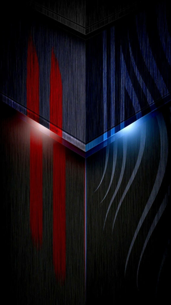 4K Blue and Red Abstract Wallpaper: The Coolest Android Background