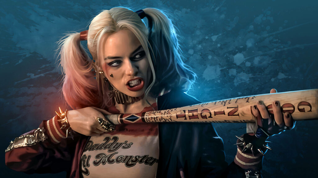 Vibrant 4K Harley Quinn Wallpaper: Bold Colors & Iconic Style